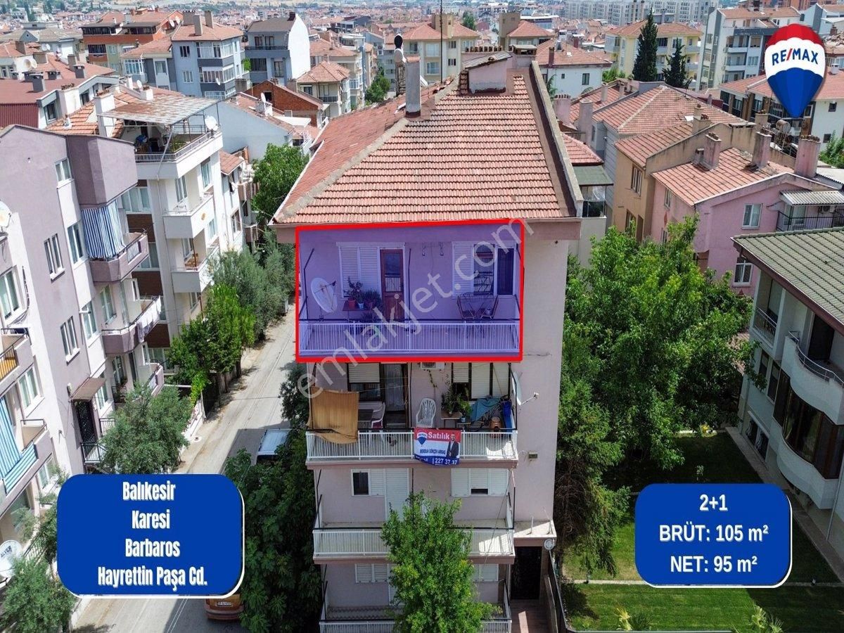 Karesi Atatürk Satılık Daire RE/MAX MİD'DEN ATATÜRK MAH. BARBAROS HAYRETTİN PAŞA CADDESİ KÖŞE PARSELDE SATILIK ARA KAT 2+1