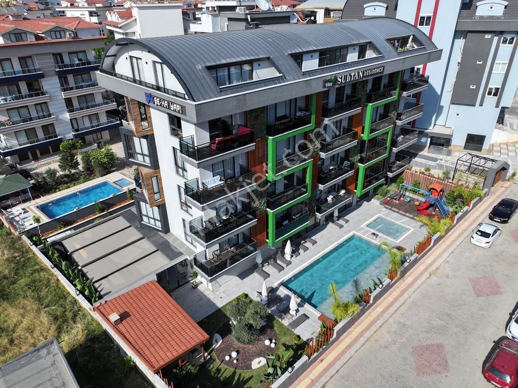 Alanya Oba Satılık Daire  ALANYA OBA SULTAN REZİDANCE 1+1:60m2 EŞYALI SATILIK DAİRE