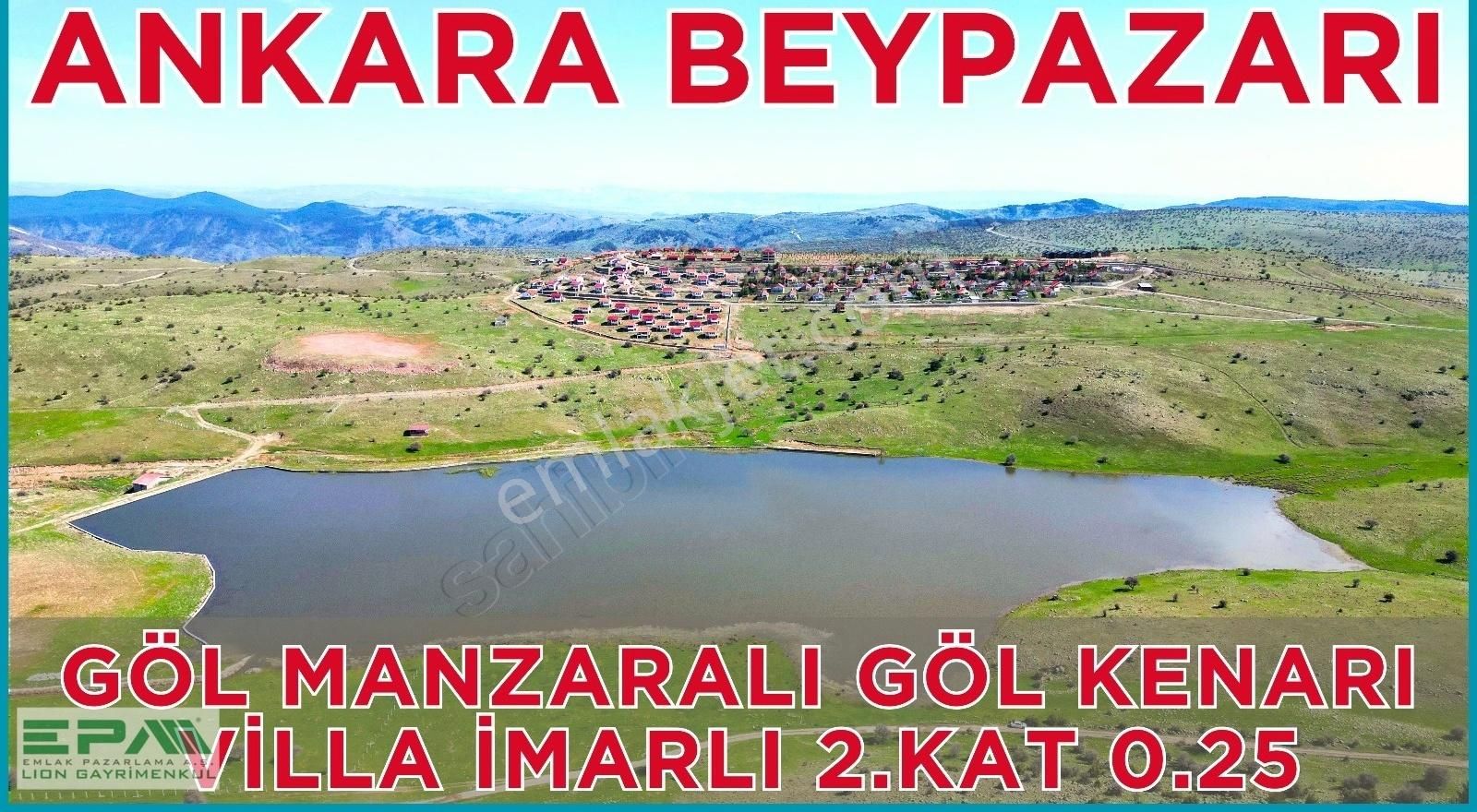 Beypazarı Karaşar Satılık Villa İmarlı Göl Kenarı Göl Manzaralı Göle Cephe Bu Fiyattan Son 3 Parsel