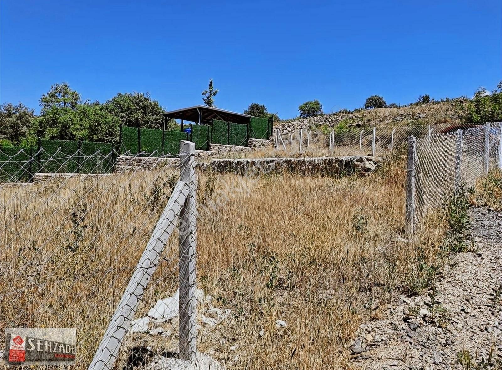 Ayaş Yağmurdede Satılık Tarla Su basmanı atılmış hazır bahçe 487m2