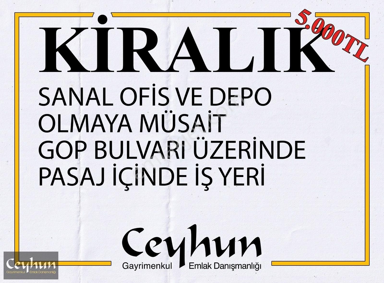 Tokat Merkez Alipaşa Kiralık Depo GOP BULVARI ÜZERİNDE ASKERİ GAZİNO KARŞISINDA KİRALIK 100M2 DEPO