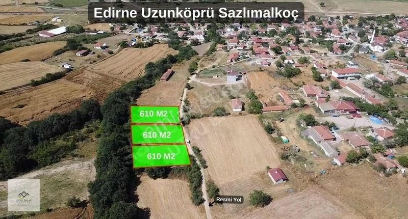 Uzunköprü Sazlımalkoç Köyü Satılık Konut İmarlı EDİRNE UZUNKÖPRÜ SAZLIMALKOÇ KÖYÜNDE 610 M2 SATILIK ARSALAR