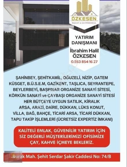 Şehitkamil Burak Satılık Müstakil Ev BÖLGENİN UZMANI ÖZKESEN GAYRİMENKUL'DEN SATILIK DUBLEXS