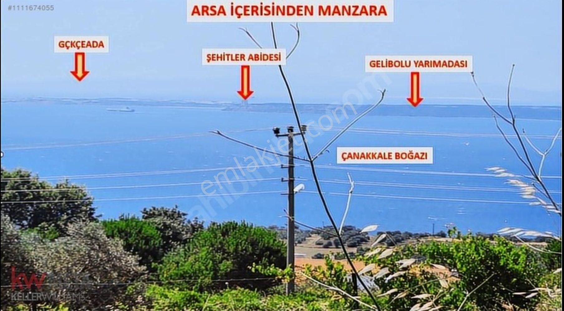 Çanakkale Merkez Erenköy Köyü (Merkez) Satılık Villa İmarlı Çanakkale Merkez İntepe (erenköy) Deniz Manzaralı Satılık 500 M2 İmarlı Arsa