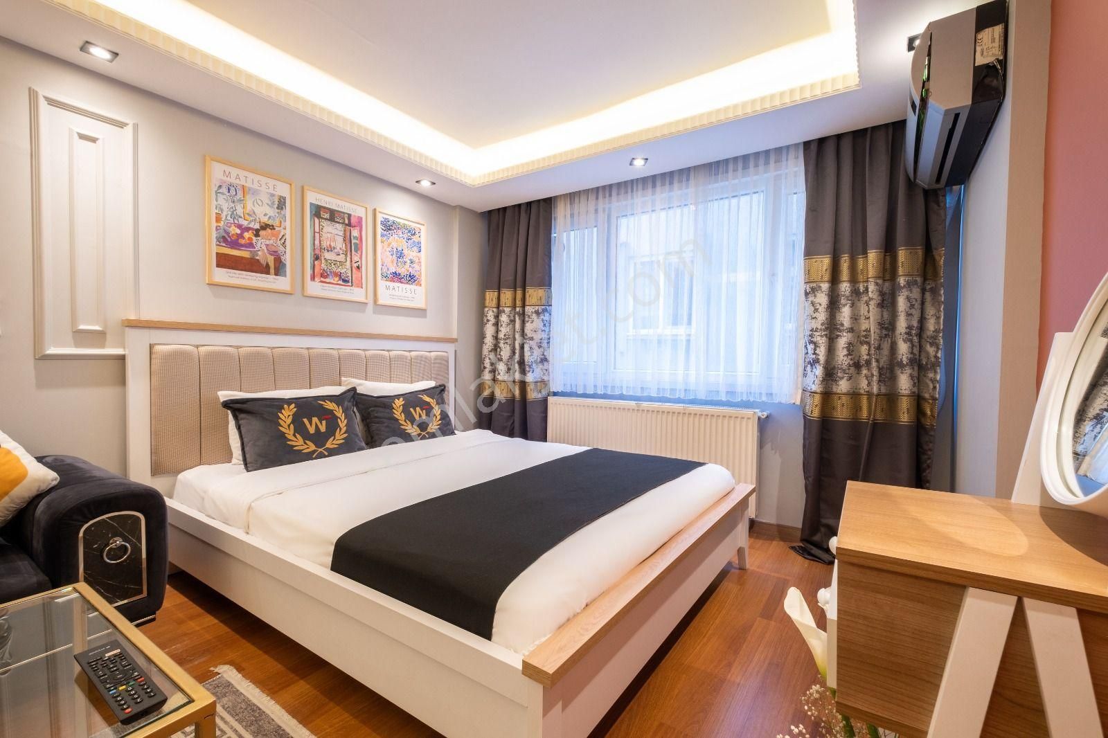 Şişli 19 Mayıs Günlük Kiralık Daire  KALİTELİ KONFORLU TEMİZ LUX VIP 1+1 DAİRE 