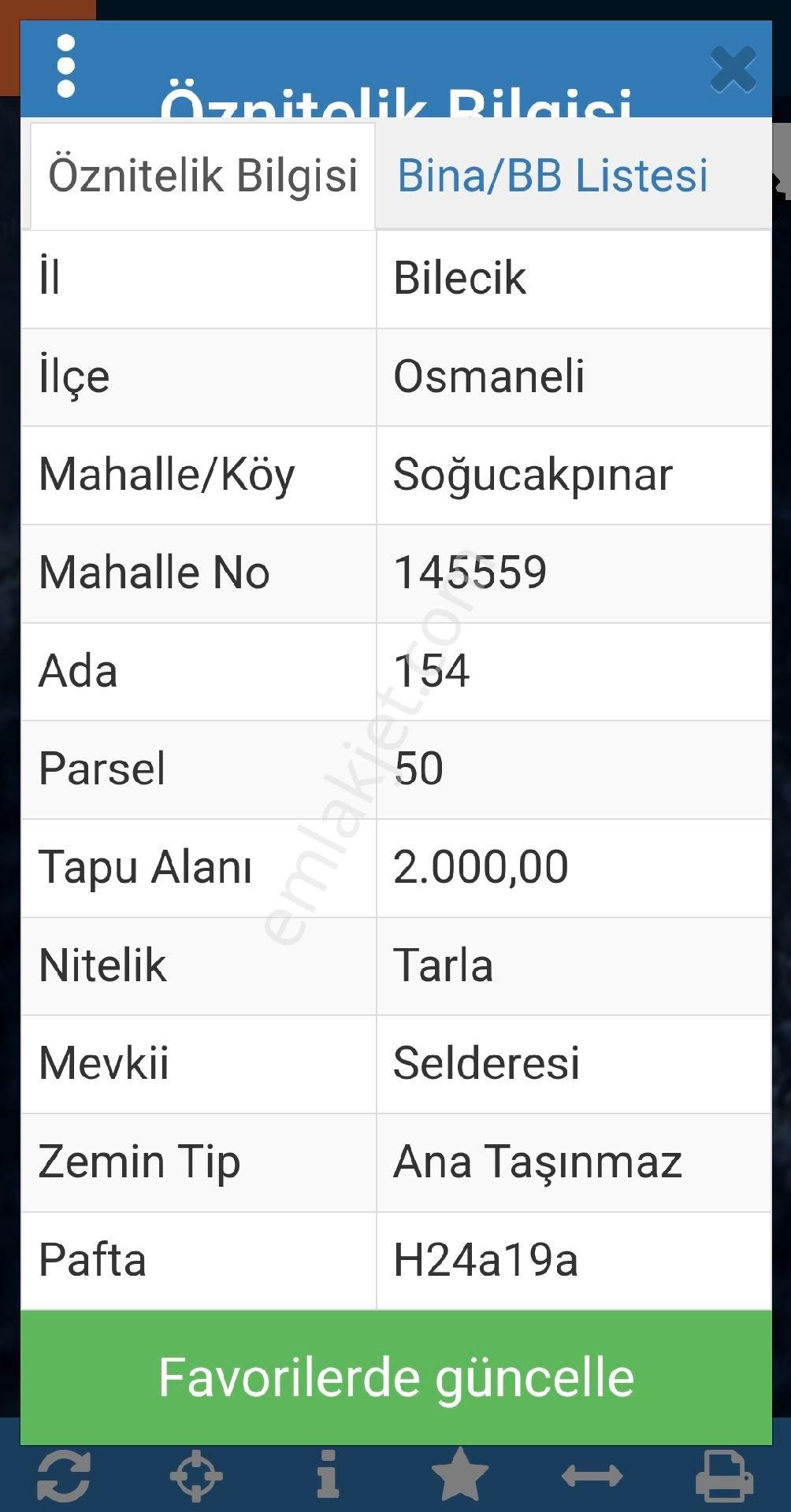 Osmaneli Soğucakpınar Köyü Satılık Tarla Bilecik Osmaneli sogucakpinar köyünde kelepir yatirimlik