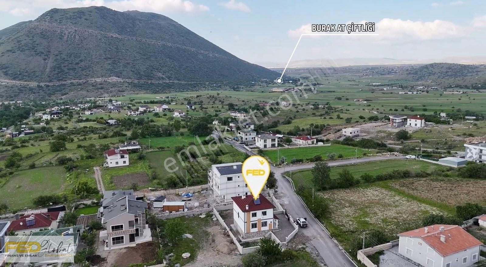 Melikgazi Kıranardı Satılık Villa KIRANARDI'NDA İKİ YOLA DA CEPHE KÖŞE PARSEL SIFIR SATILIK VİLLA