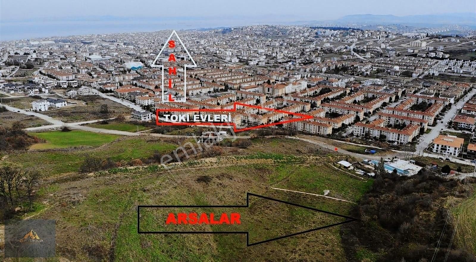 Yalova Merkez Kazım Karabekir Satılık Konut İmarlı BF GROUPTAN YALOVA MERKEZ DE SATILIK ARSA