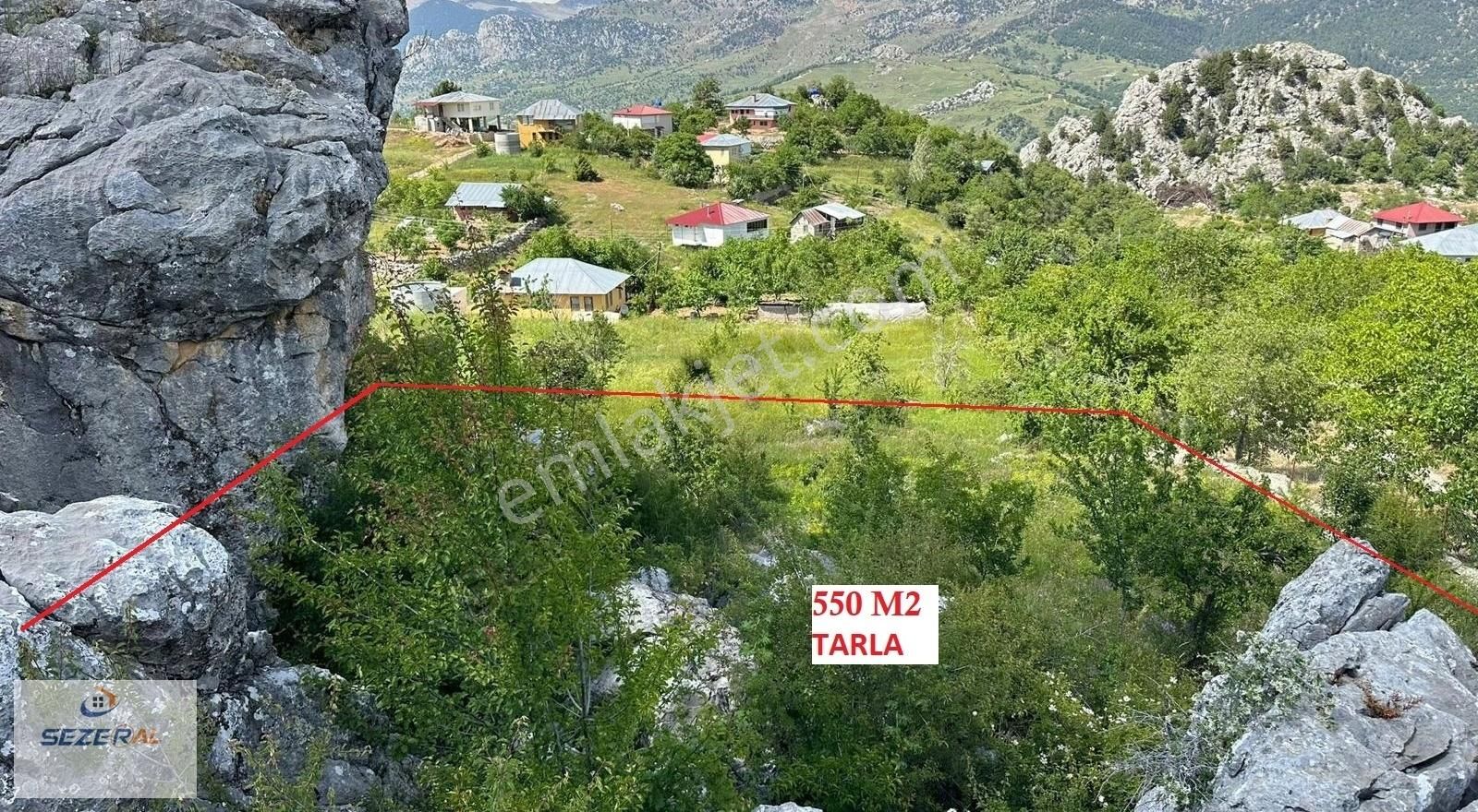 Alanya Karapınar Satılık Tarla KARAPINAR DİKMETAŞ YAYLASINDA 556 M2 TARLA