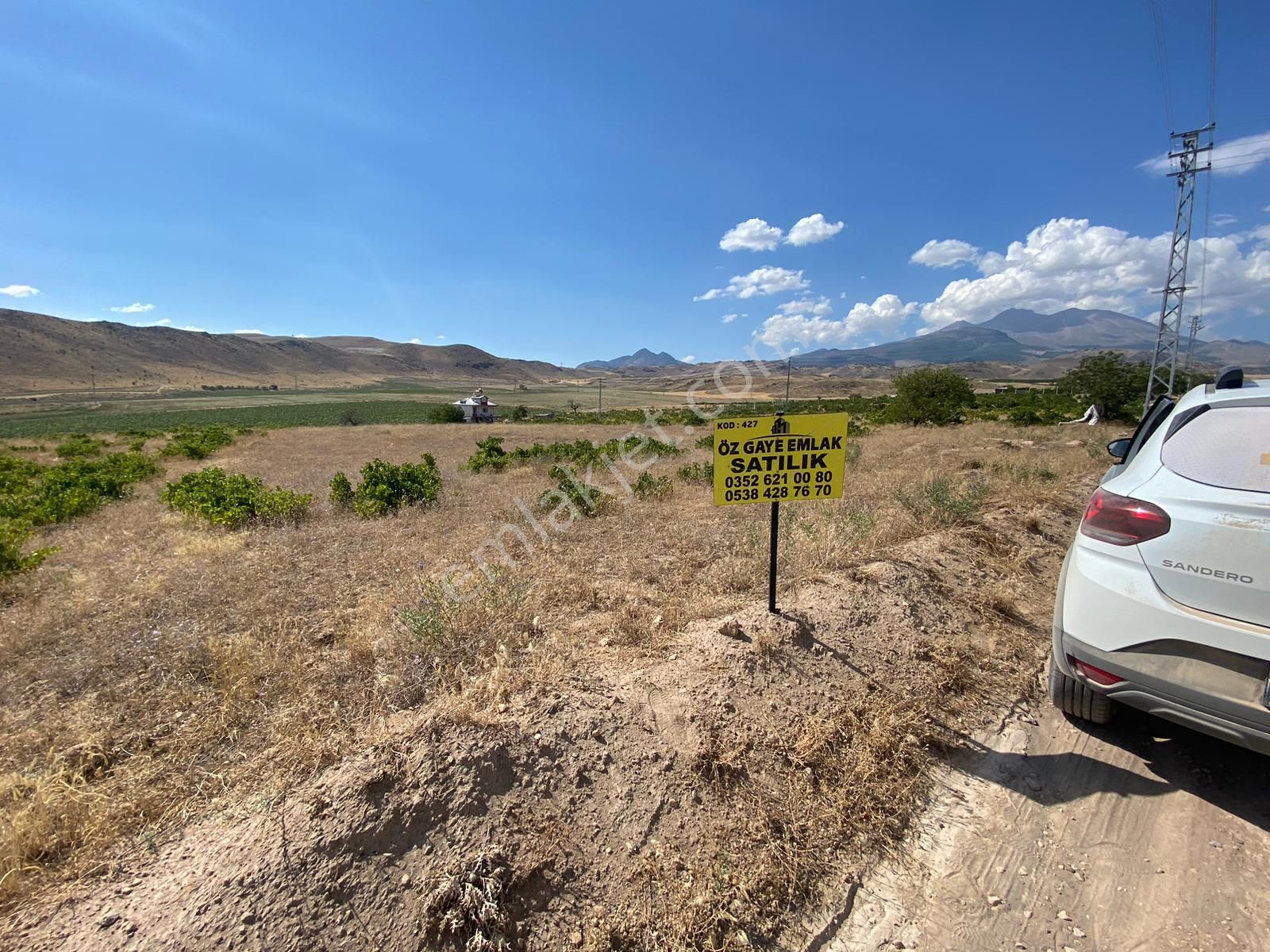 Öz Gaye Emlaktan Develi Reşadiye Güzelce Mevkinde Satılık Bağ - Görsel 3