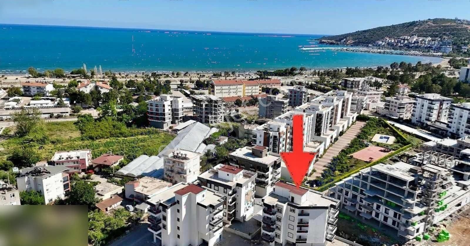 Finike Kum Satılık Daire Denize 150m Doğa Manzaralı 70m2 Ultralüks 1+1 Genişsatılık Daire