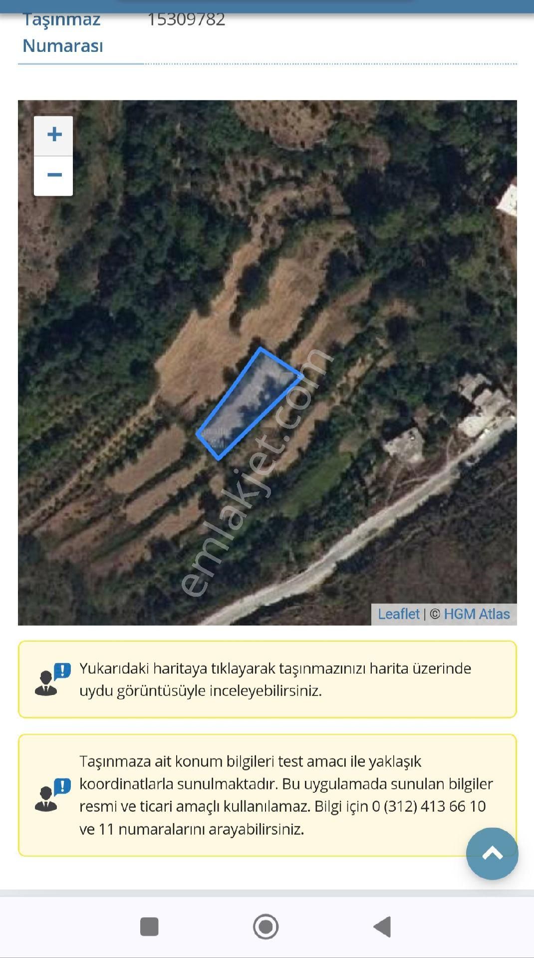 Alanya Sapadere Kanyonunda Satılık Tarla - Görsel 2