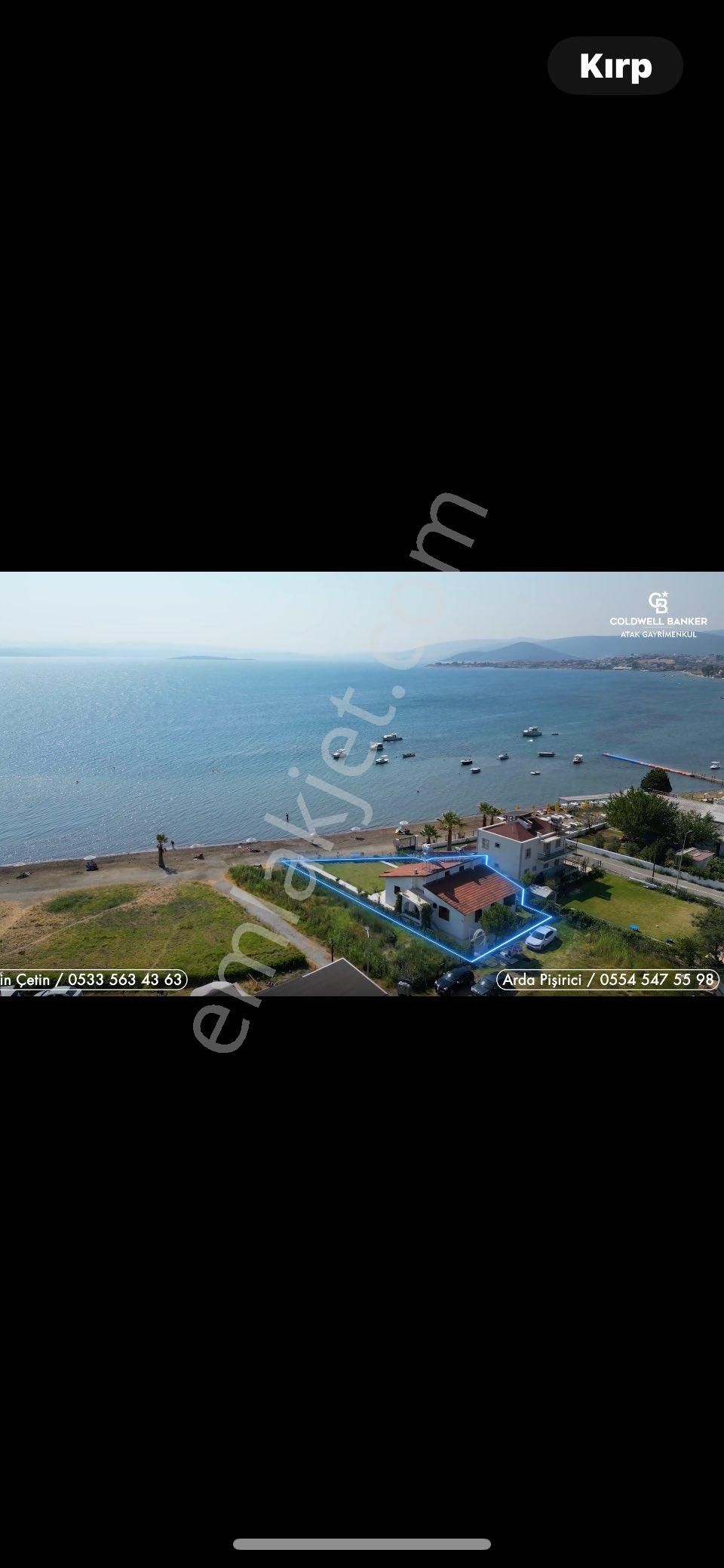 Urla Gülbahçe Satılık Müstakil Ev  URLA GÜLBAHÇE'DE DENİZE SIFIR HAYALLERİNİZİN EVİ