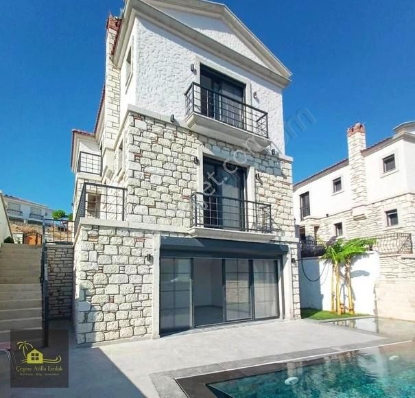 Çeşme Şifne Satılık Villa ÇEŞME ŞİFNE'DE SATILIK MÜSTAKİL HAVUZLU 4+2 VİLLA TAŞ EV