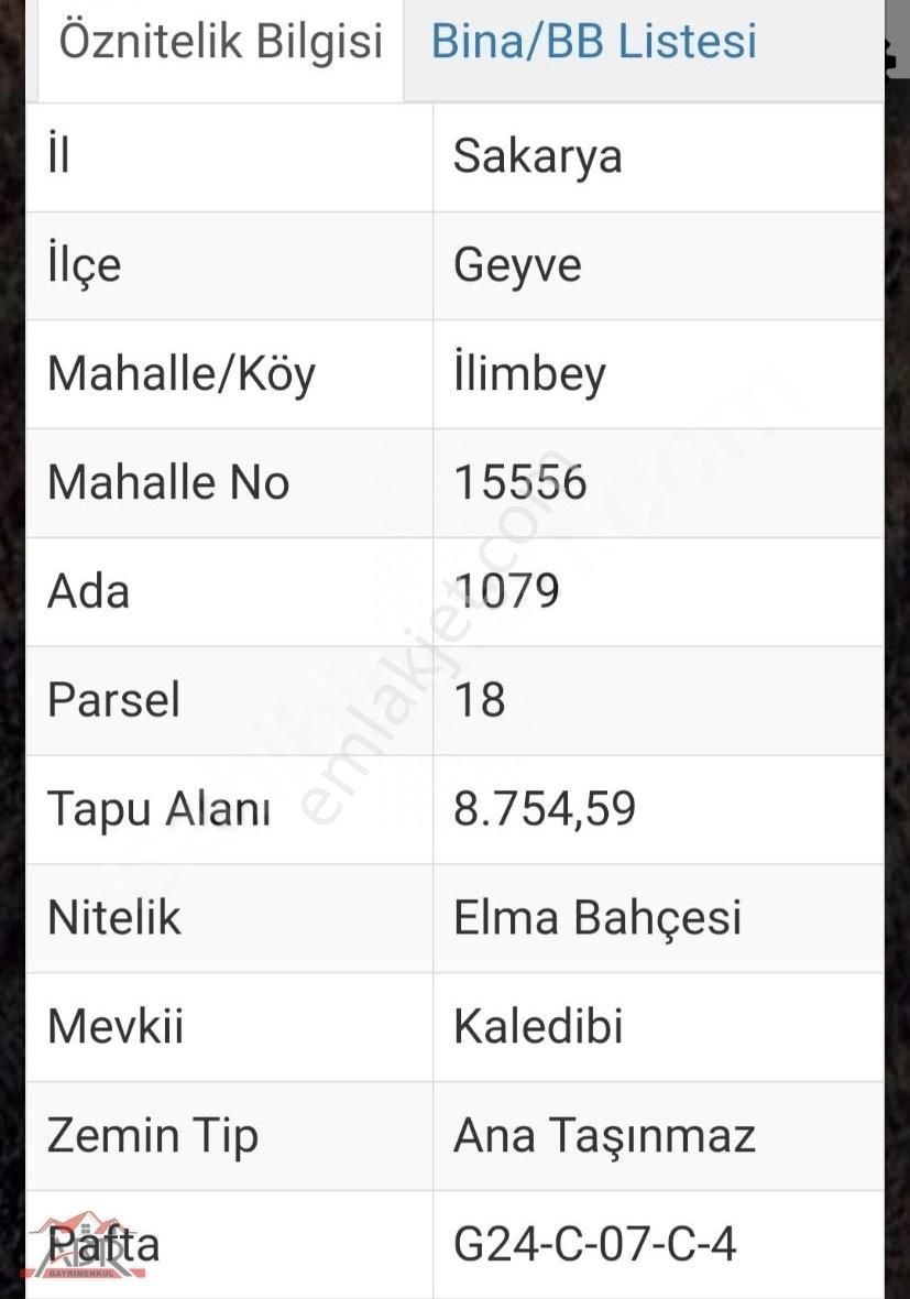 Geyve İlimbey Mah 8754 M2 Satılık Arsa - Görsel 16