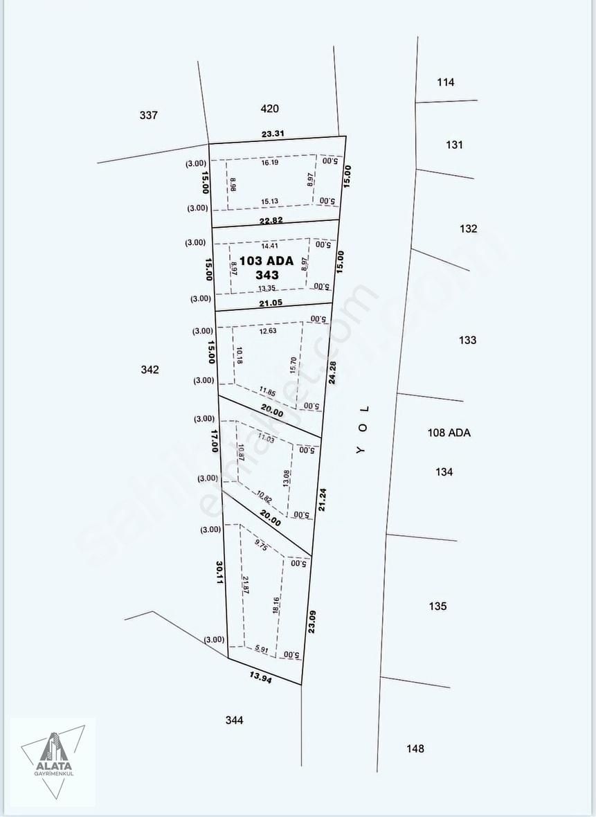 Erdemli Akpınar Satılık Villa İmarlı Erdemli Akpınar Yaylasında Villa İmarlı Arsa