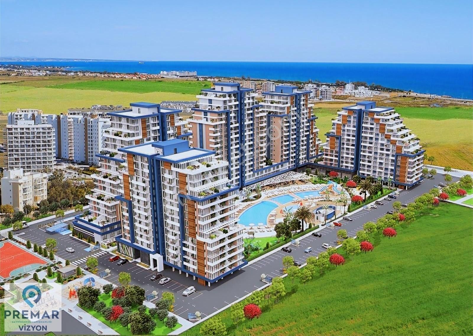 İskele Merkez Satılık Residence Kıbrıs İskelede Taksitli Faizsiz Premier Residans