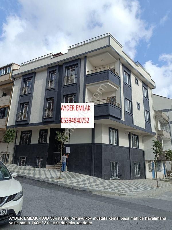 Arnavutköy Mustafa Kemal Paşa Satılık Daire  Arnavutköy mustafa kemal paşa mah de havalimana yakın satılık 140m² 3+1–sıfır dubleks kat daire  