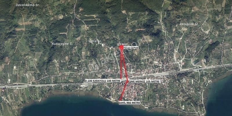 Kartepe Eşme Satılık Tarla Kocaeli Kartepe Yeni Eşme 1.267,19m² Satılık Tarla İmarlı