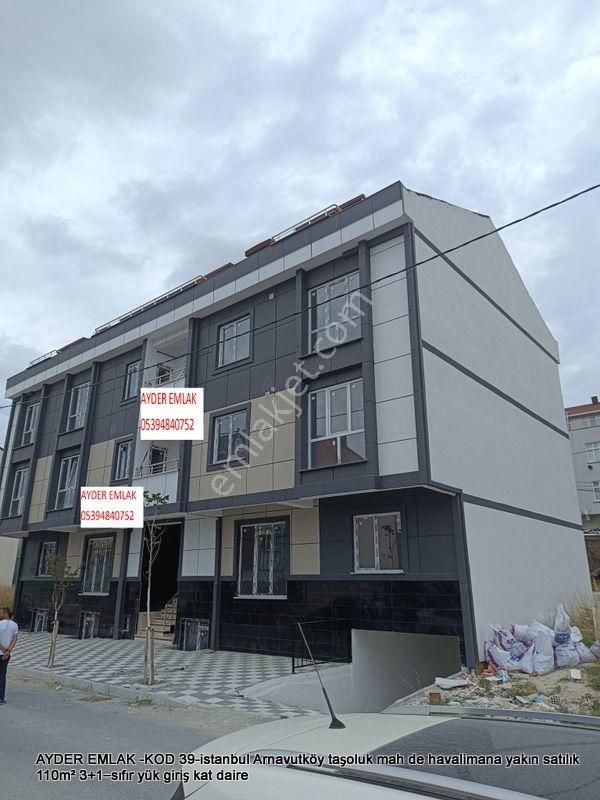 Arnavutköy Taşoluk Satılık Daire  Arnavutköy taşoluk mah de havalimana yakın satılık 110m² 3+1–sıfır yük giriş kat daire  