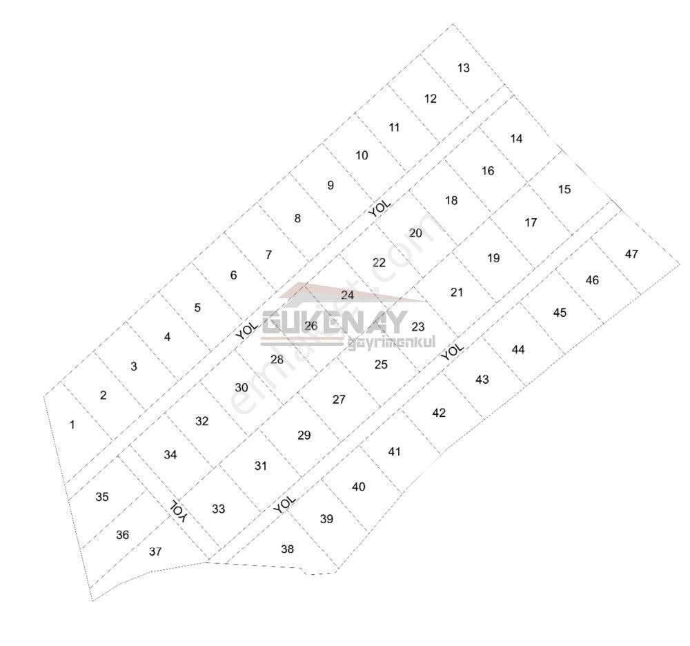 Çorum Merkez Sarmaşa Köyü Satılık Bağ & Bahçe  GÜVENAY - ÇORUM SARMAŞA MEVKİ TAKSİTLİ HOBİ BAHÇELERİ