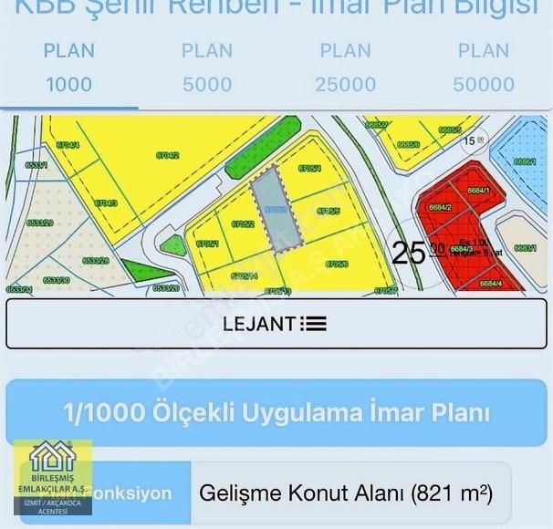 İzmit Sepetçi Satılık Konut İmarlı İZMİT SEPETÇİDE 820 M2 5 KAT İMARLI SATILIK ARSA