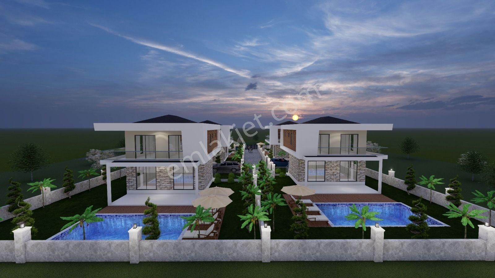 Kemer Çamyuva Satılık Villa  Çamyuva Mahallesinde Villa 135m müstakil havuzlu, otoparklı