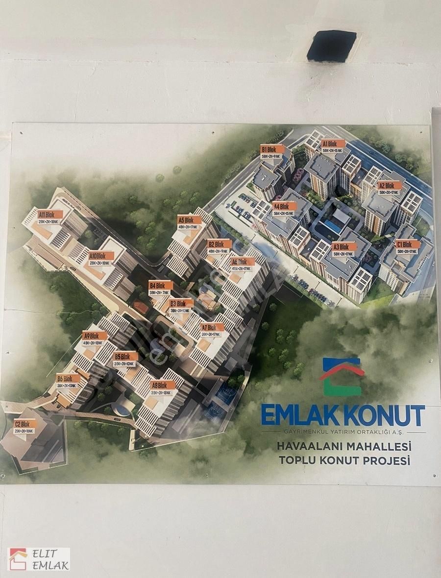 Esenler Havaalanı Satılık Daire ELİT DEN ESENLER EMLAK KONUT 2.ETAP DA SATILIK 2+1 125 M2 DAİRE