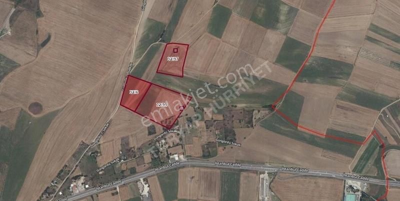 Çorlu Seymen Satılık Tarla Turyap Hürriyet Ten Seymen De 3 Parsel 69.000 M2 Satılık Tarla