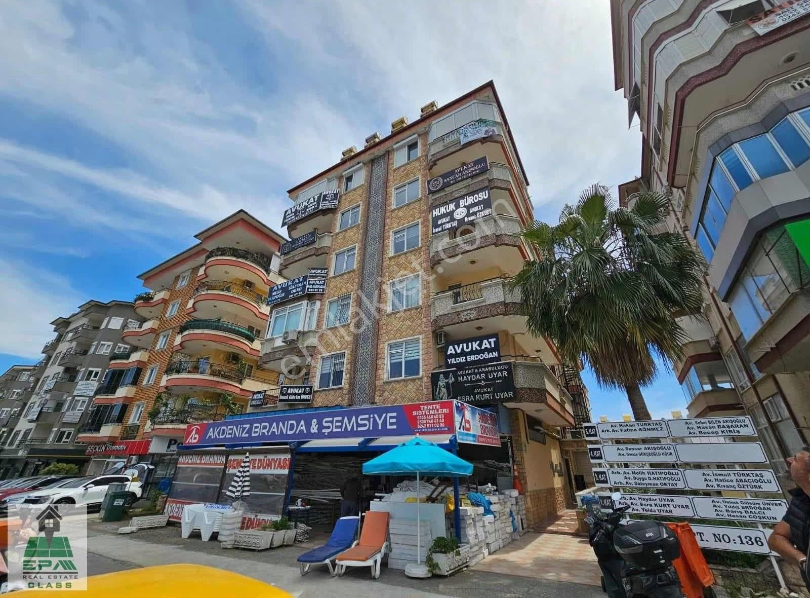 Alanya Hacet Kiralık Daire ALANYA ADLİYESİ YANI 3+1 4. KATTA AVUKATLIK OFİSİNE UYGUN