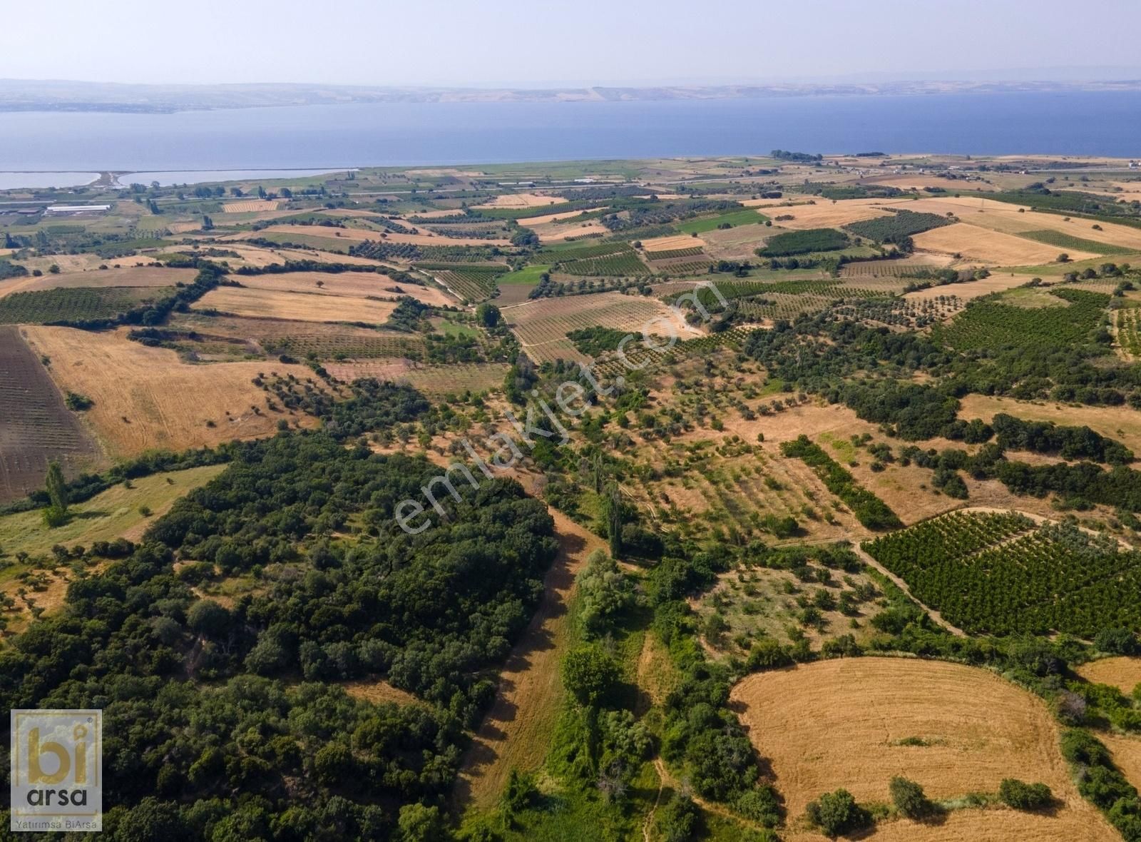 Lapseki Çardak Bld. (Tekke) Satılık Tarla Lapseki Çardak'ta 318 M² Yolu Var Denize 3km Müstakil Tapulu