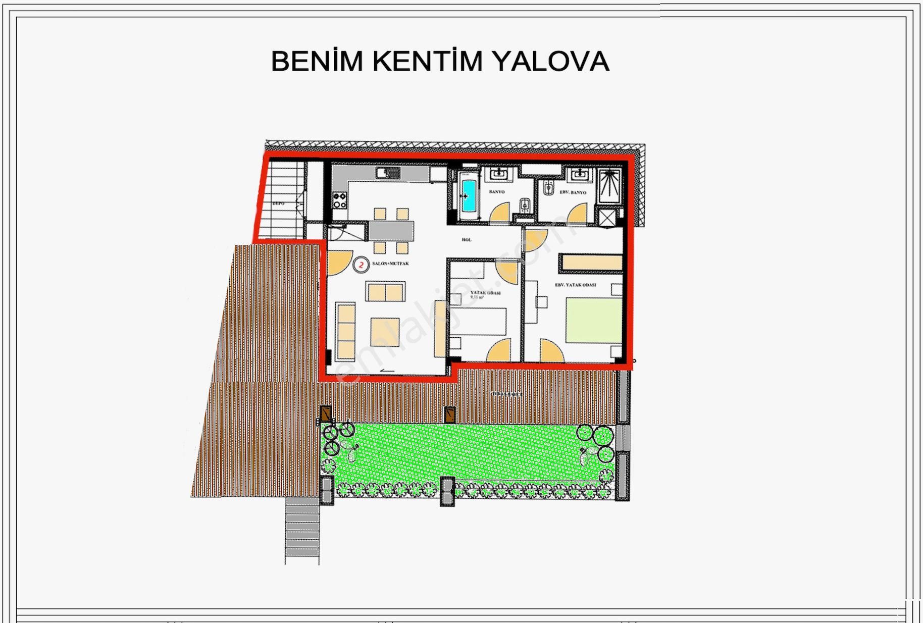 Armutlu 50. Yıl Satılık Yazlık  Full Eşyalı Satılık 2+1 Yazlık 155 m² 30 m² Bahçe Kullanımlı