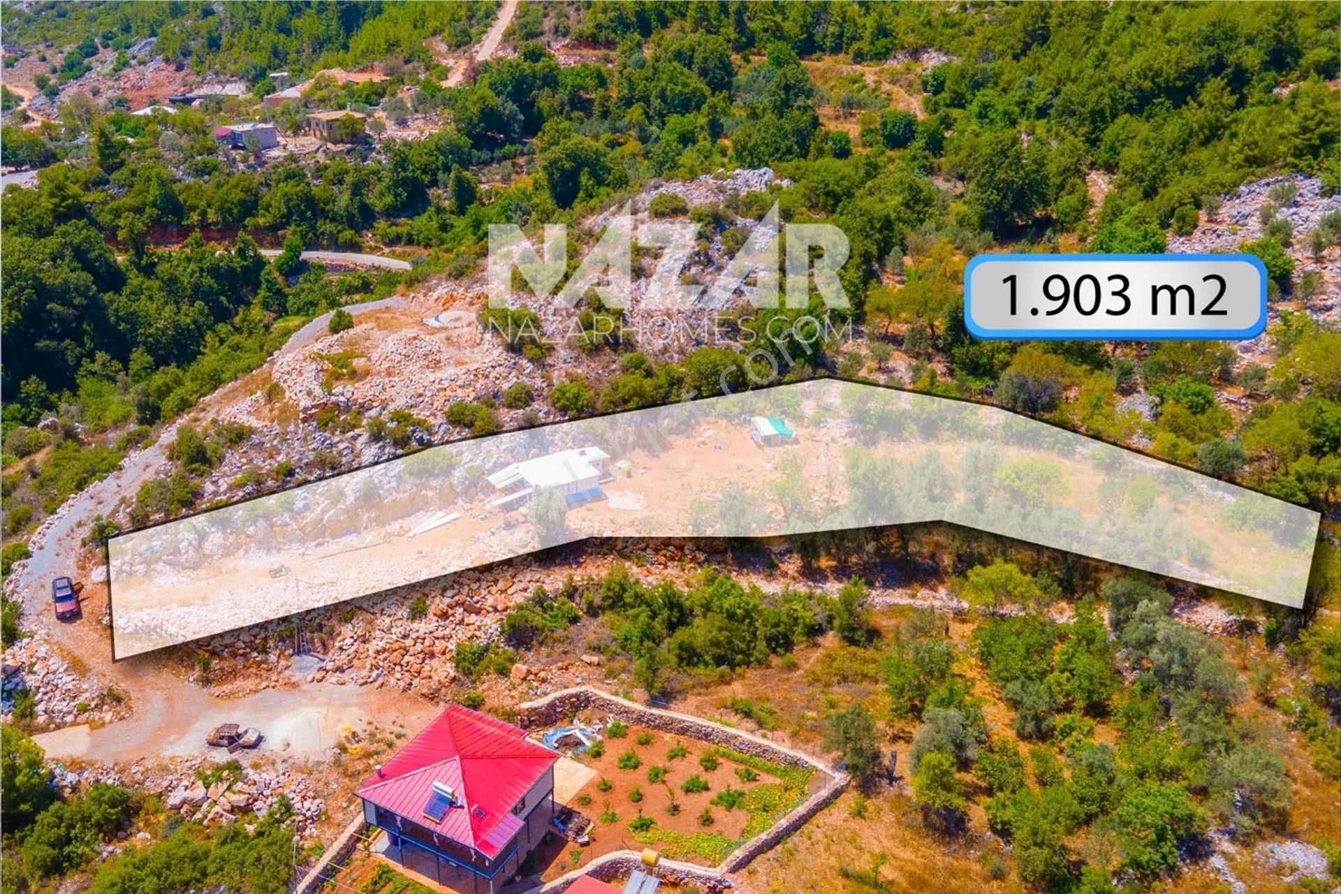 Alanya Asmaca Satılık Tarla Alanya Asmaca Köyü’nde Satılık 1.903 m2 Tarla