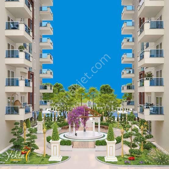 Alanya Mahmutlar Satılık Residence  MAHMUTLAR SATILIK 1+1 BOŞ  RESİDENCE ALANYA  YEKTA BLUE 5