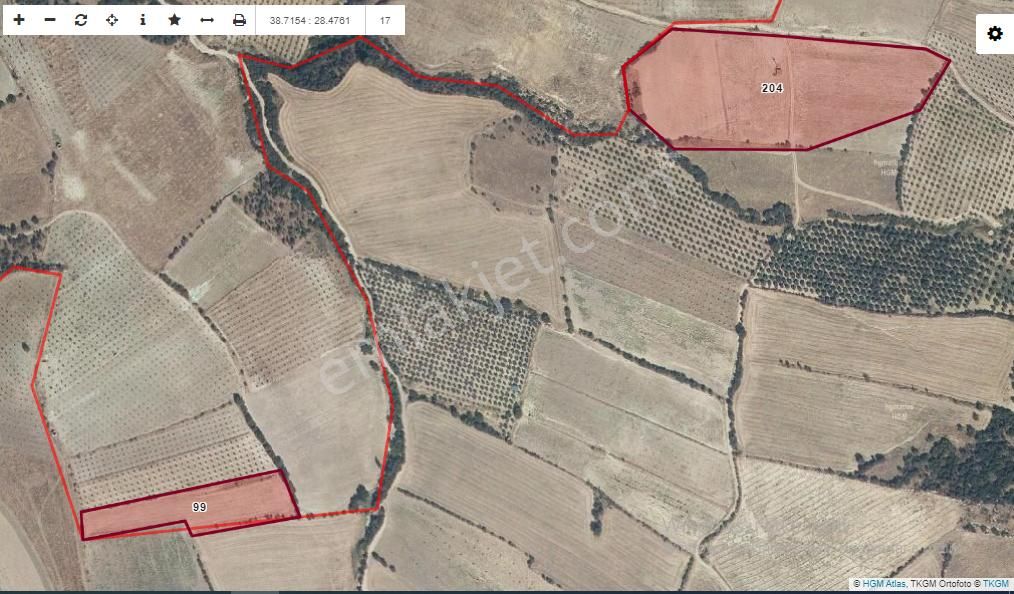 Köprübaşı Yabacı Satılık Tarla Köprübaşı Yabacı Ve Karyağdı Mah. Yatırımlık 32.835 M2 Satılık Arazi.