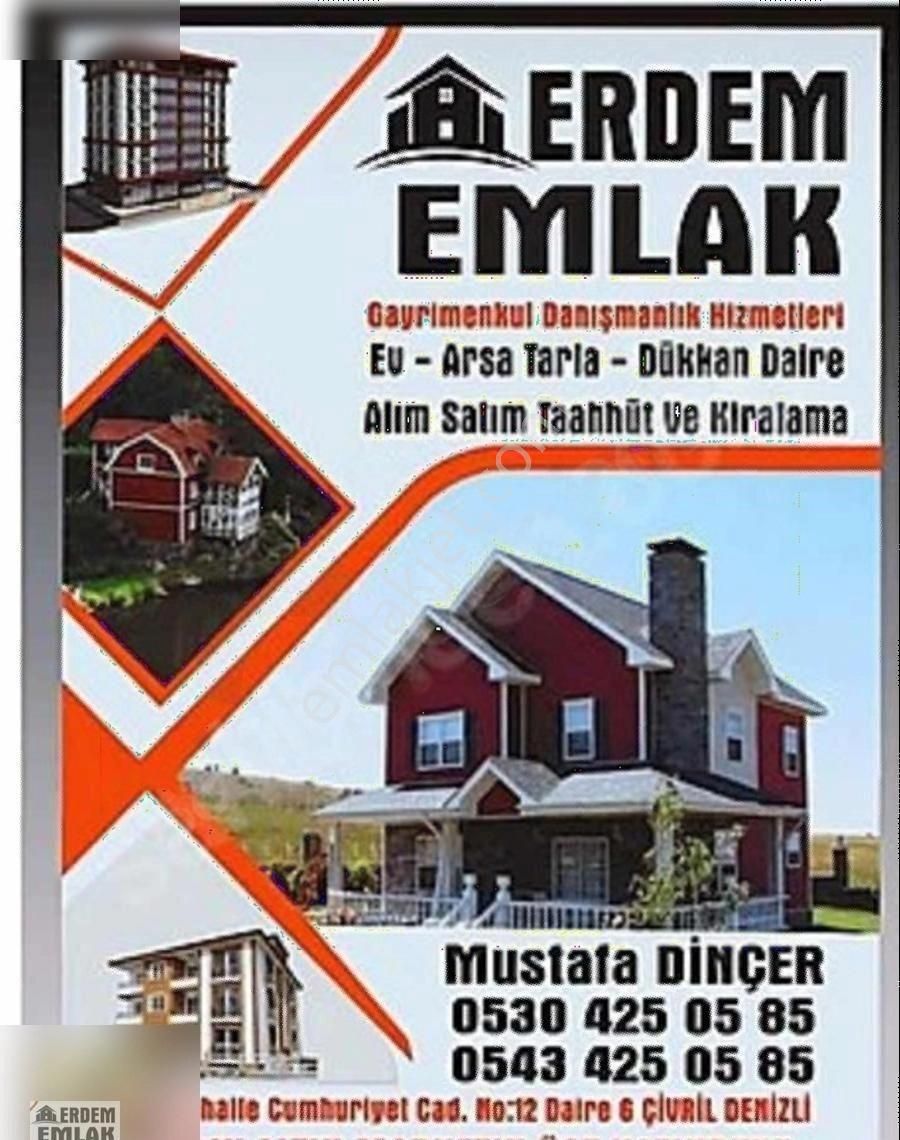 Çivril Yukarı Satılık Daire Erdem Emlak Tan Satılık Dubleks