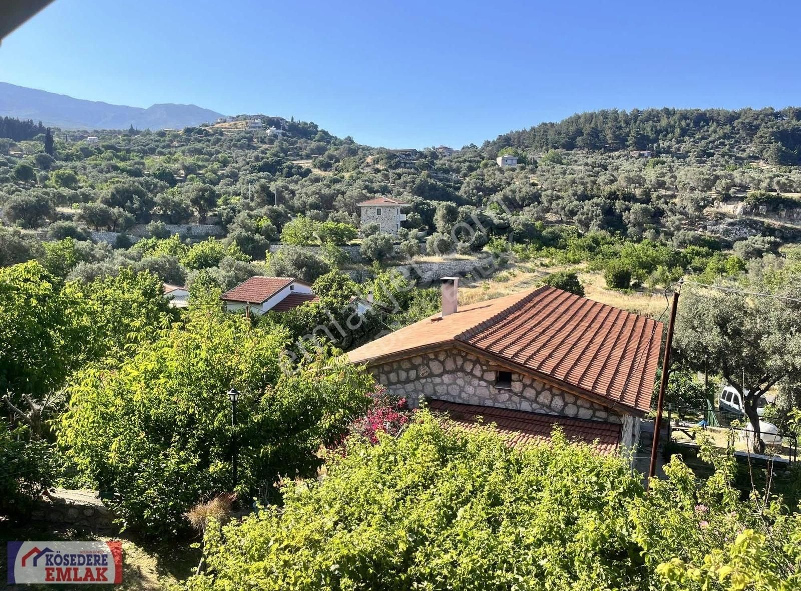 Karaburun Eğlenhoca Satılık Müstakil Ev KÖSEDERE EMLAK'tan EĞLENHOCA'da Deniz Manzaralı 4+2 Taş Ev