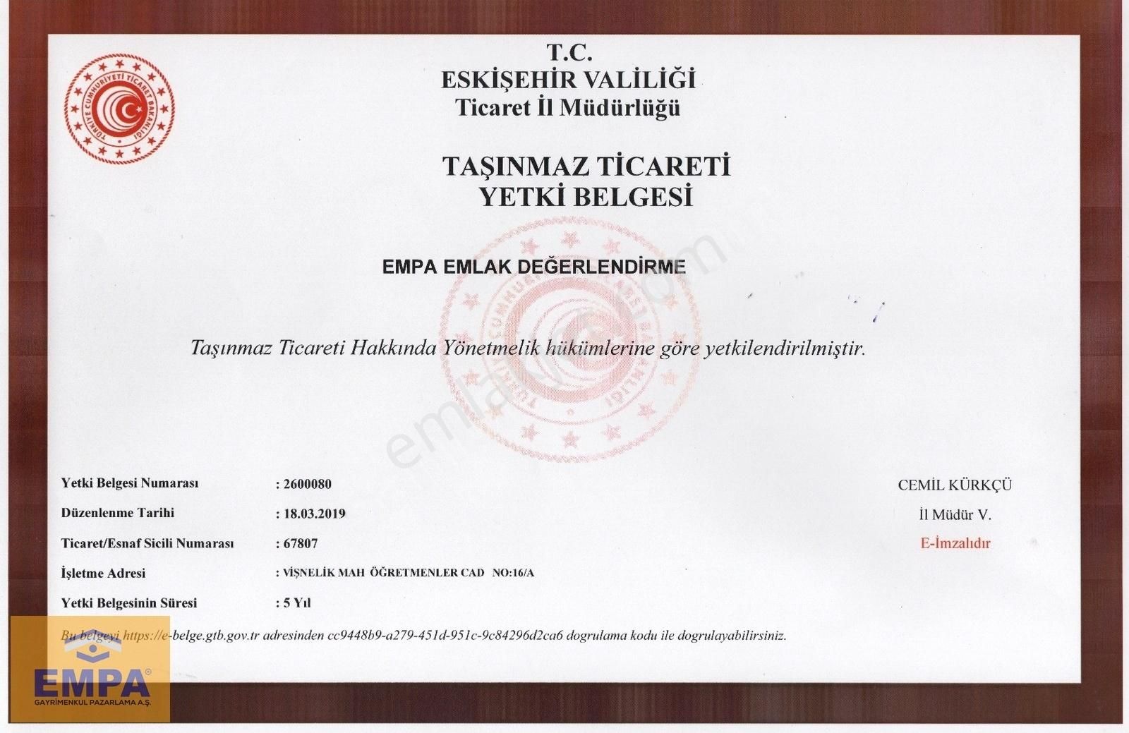 Odunpazarı Vişnelik Satılık Dükkan & Mağaza EMPA'dan VİŞNELİK ÖĞRETMENLER BULV 210m² KİRACILI SATILIK DÜKKAN