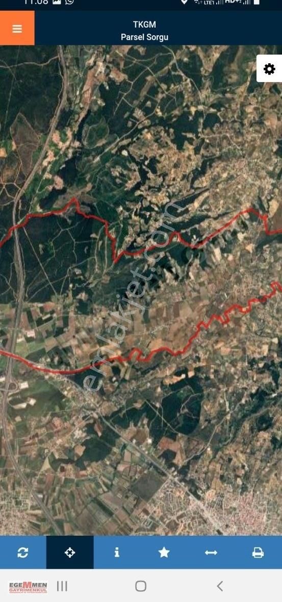 Buca Karacaağaç Satılık Tarla KARACAAĞAÇ'TA 23 400 m2 KADASTRAL YOL YAKINI ELEKTRİK,SU MEVCUT