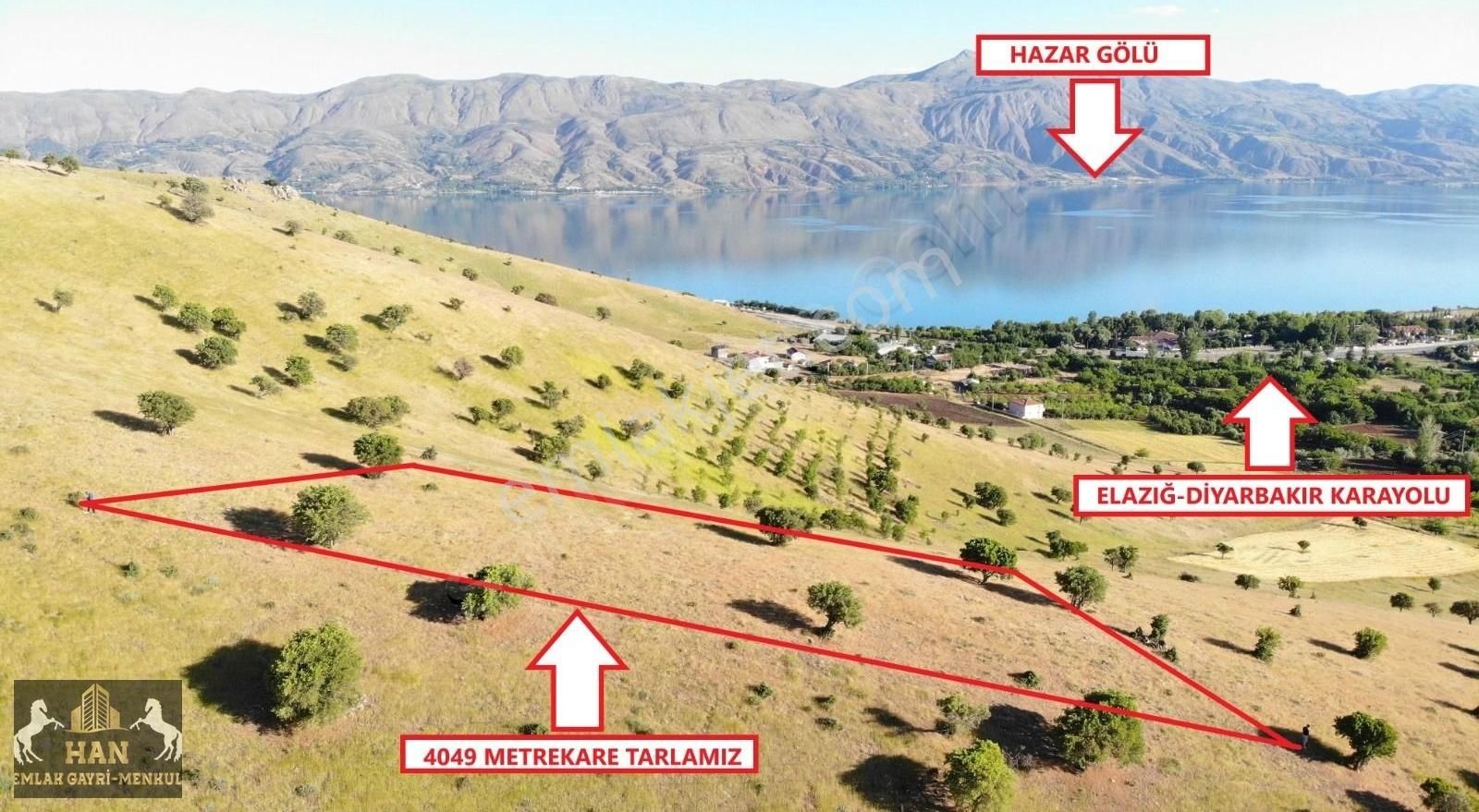 Sivrice Günay Köyü Satılık Tarla HAN EMLAK SİRVİCE GÜNEYDE PANORAMİK GÖL MANZARALI TARLA