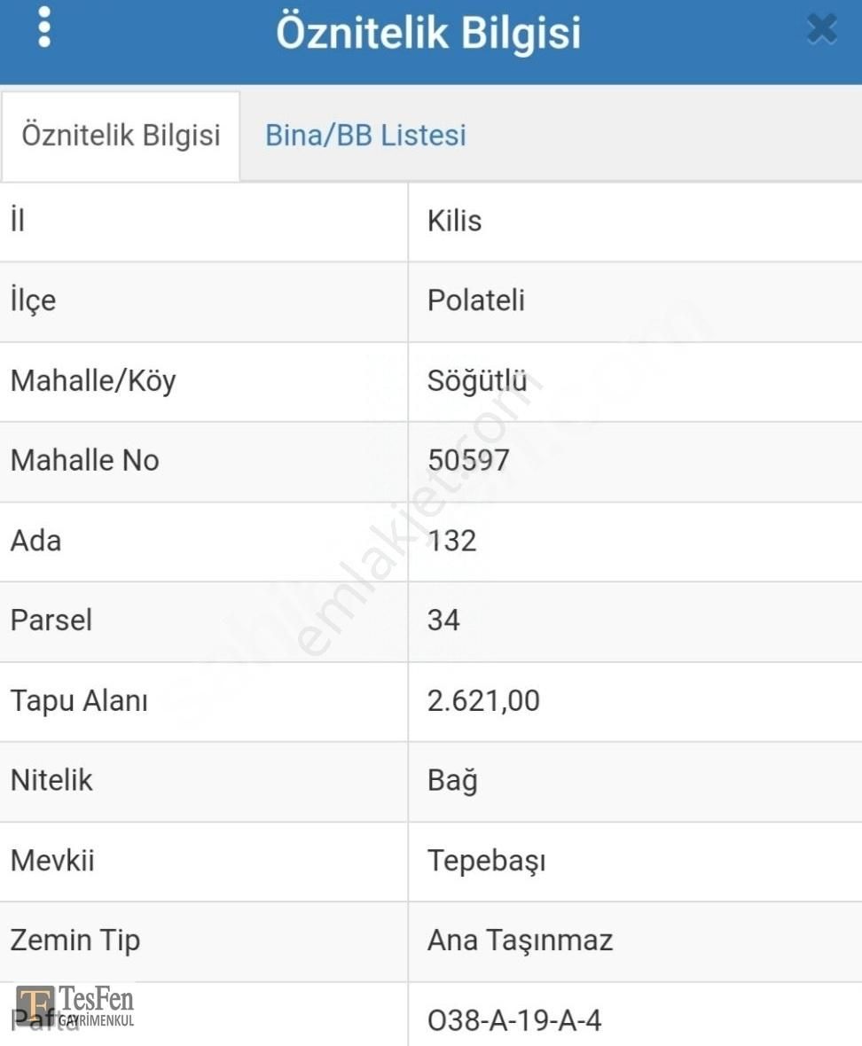 Tesfen Gayrimenkulden Polateli Söğütlüde Yatırımlık Satılık Bağ - Görsel 4