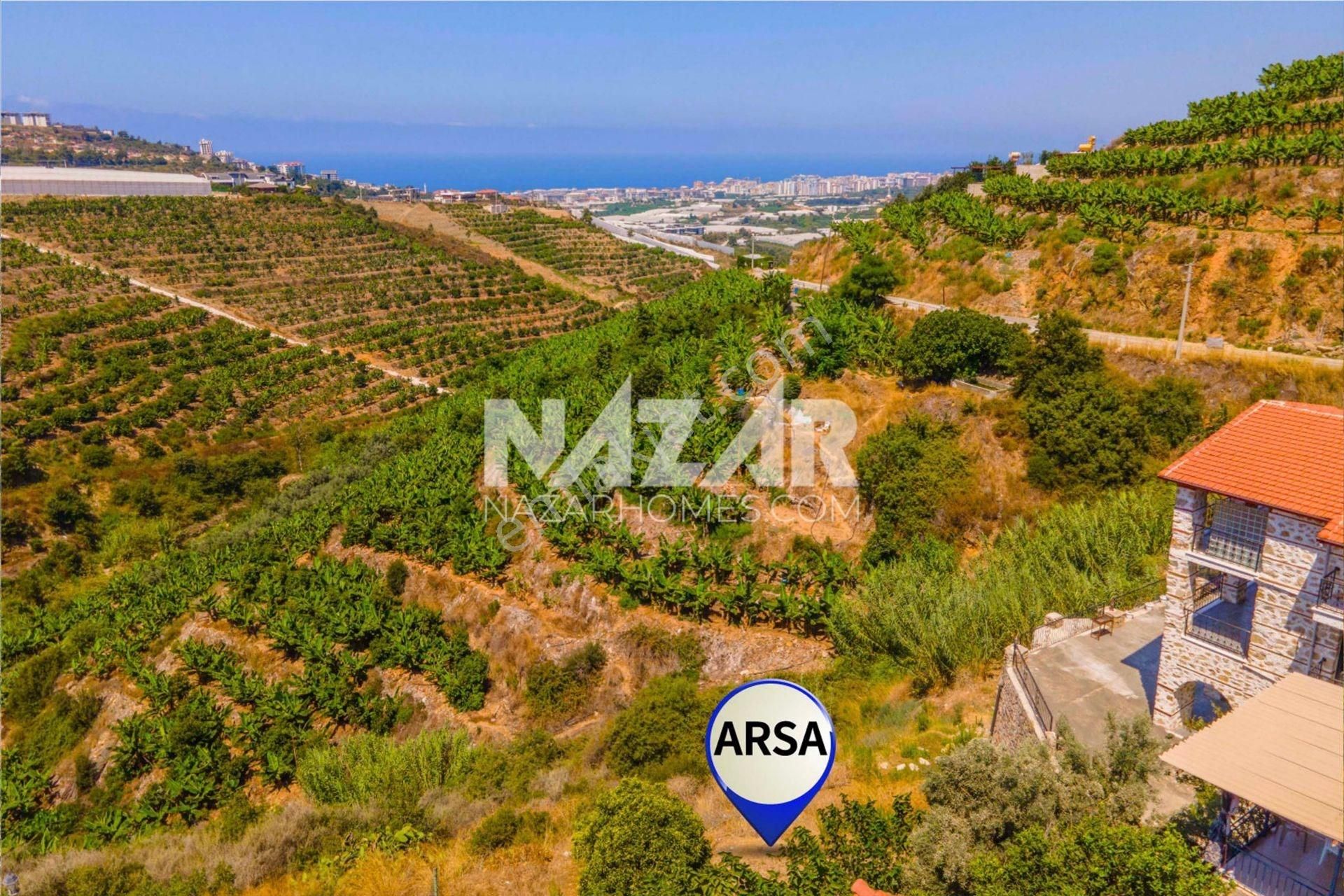 Alanya Kargıcak Satılık Tarla Alanya Kargıcak’ta Satılık İmarlı Manzaralı 553 M² Arsa