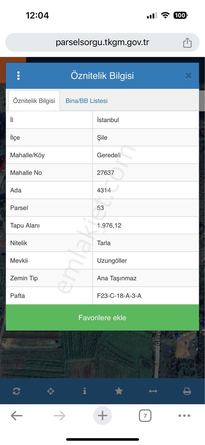Şile Ağva Geredeli De Kare Geniş Arazi - Görsel 5
