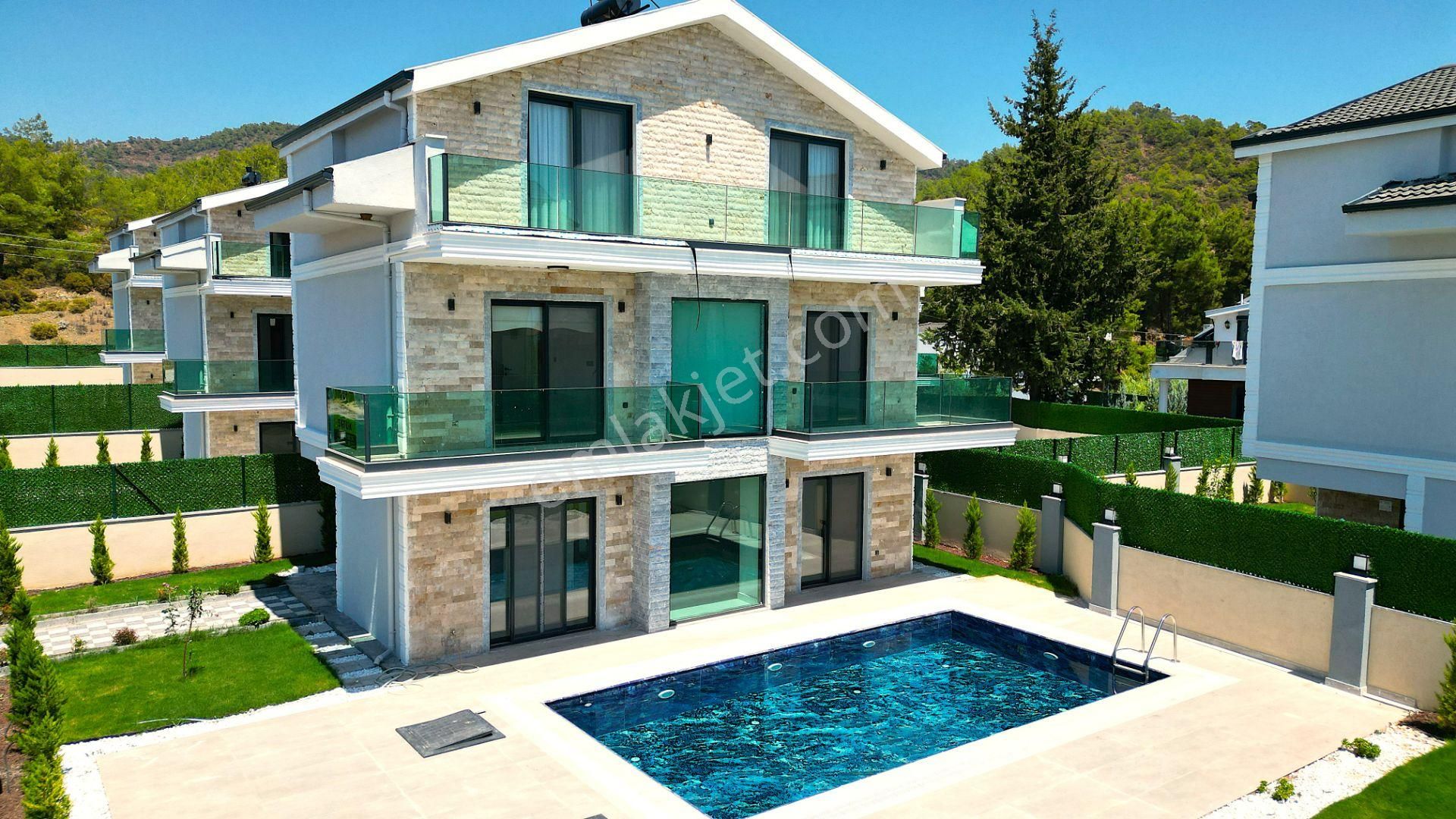 Fethiye Çiftlik Satılık Villa GoldHouse dan Satılık Fethiye Çiftlikte 4+1 Özel Havuzlu Villa