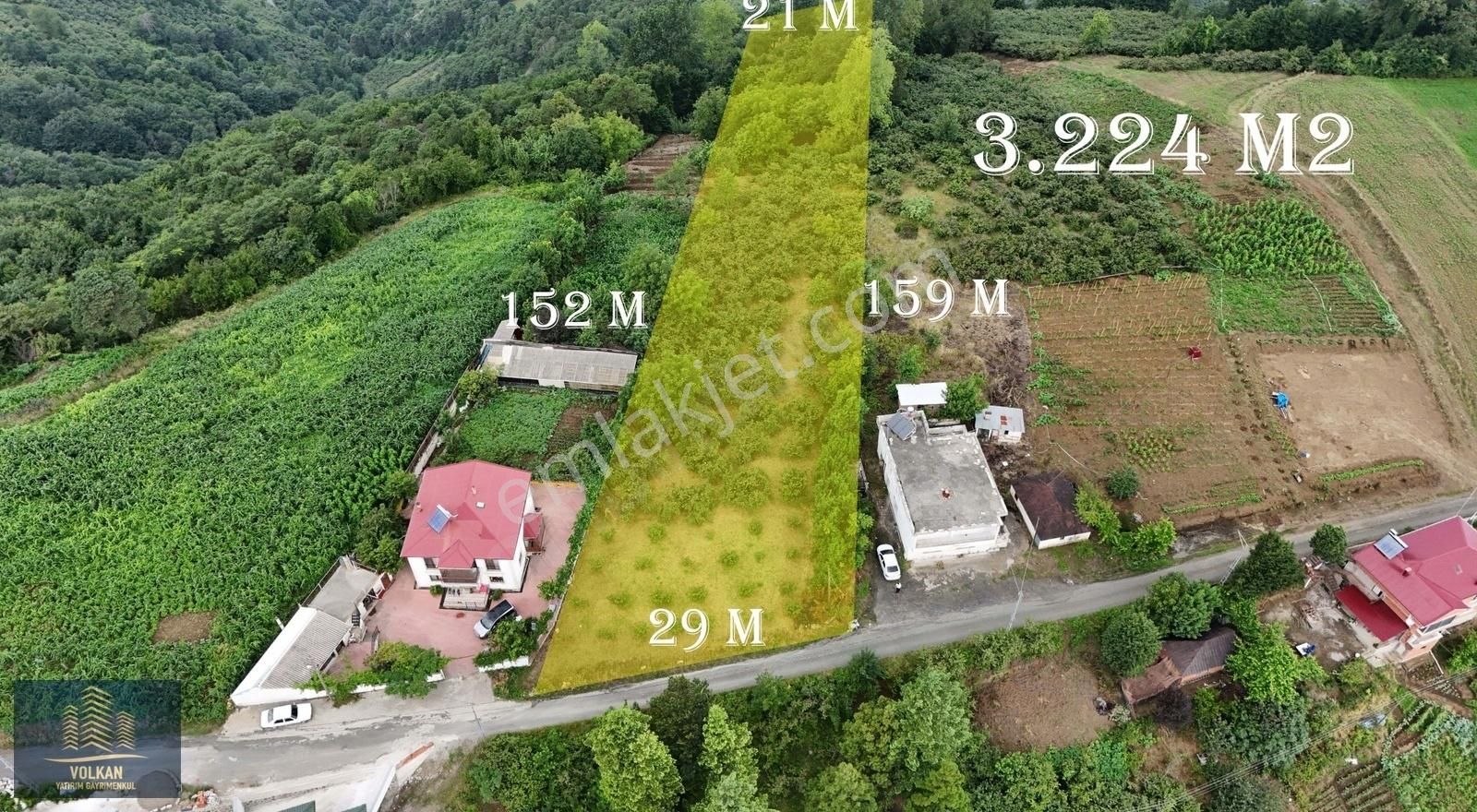 Vyg'den Deniz Manzaralı Villalık Ve Yatırımlık 3224 M² Arsa