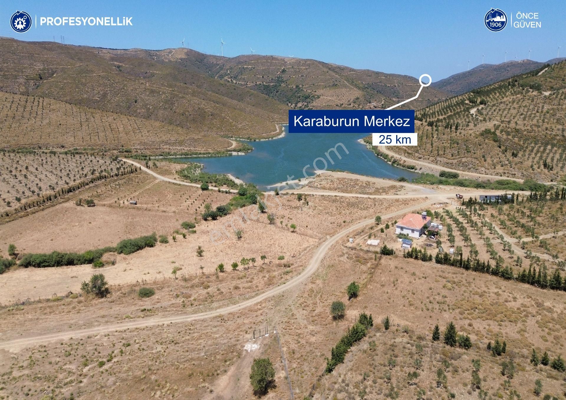 Karaburun Parlak Köyü'nde Gölet Yakınında Tarla - Görsel 7