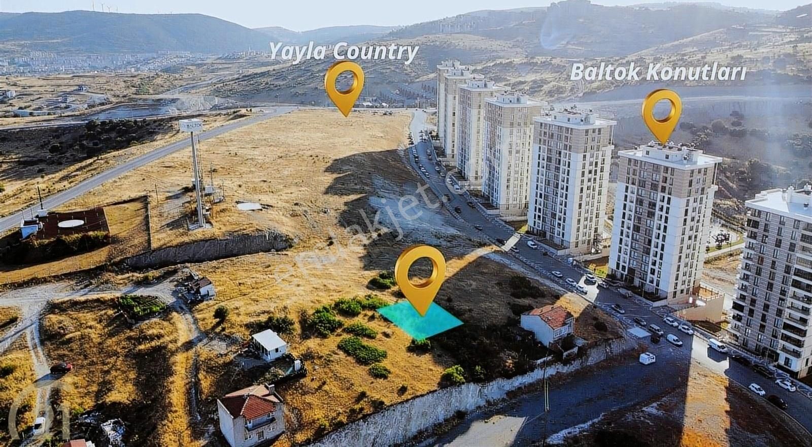 Karesi 2. Sakarya Satılık Ticari İmarlı C21 LOCA'DAN 2.SAKARYA MAHALLESİ'NDE BALTOK ALTINDA 192m² ARSA