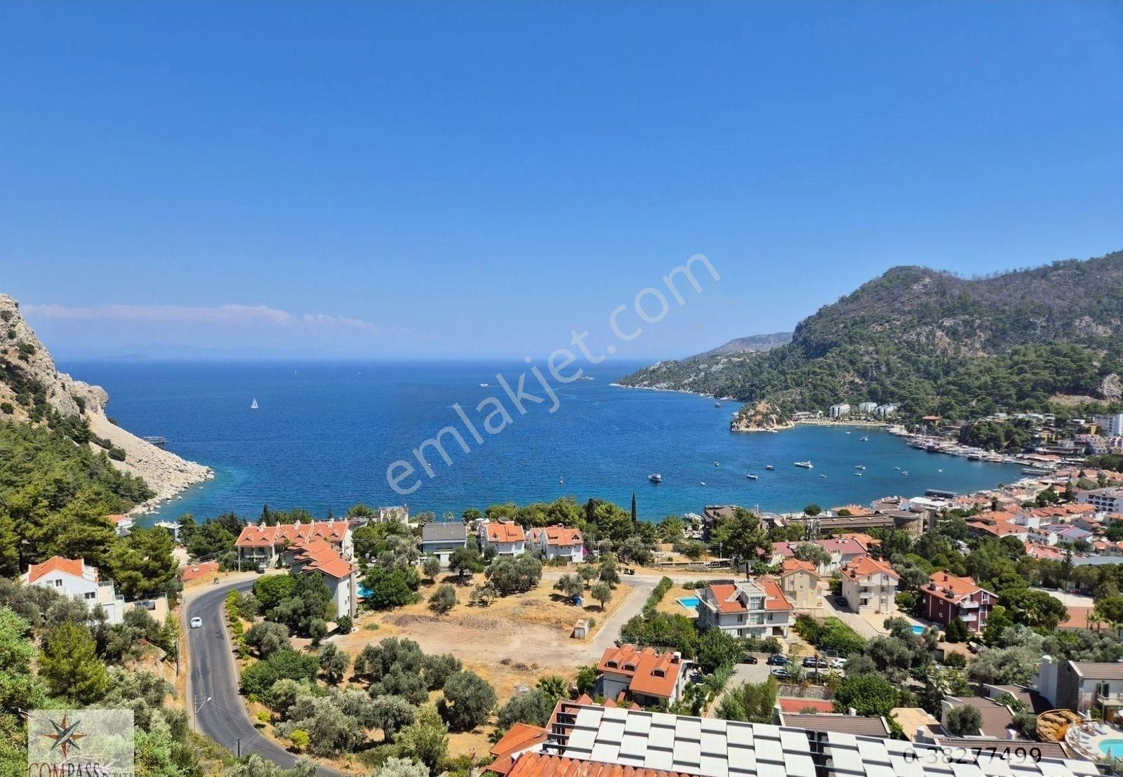 Marmaris Turunç Satılık Daire Marmaris Turunç'ta Full Deniz Manzaralı 1+1 Muhteşem Daire