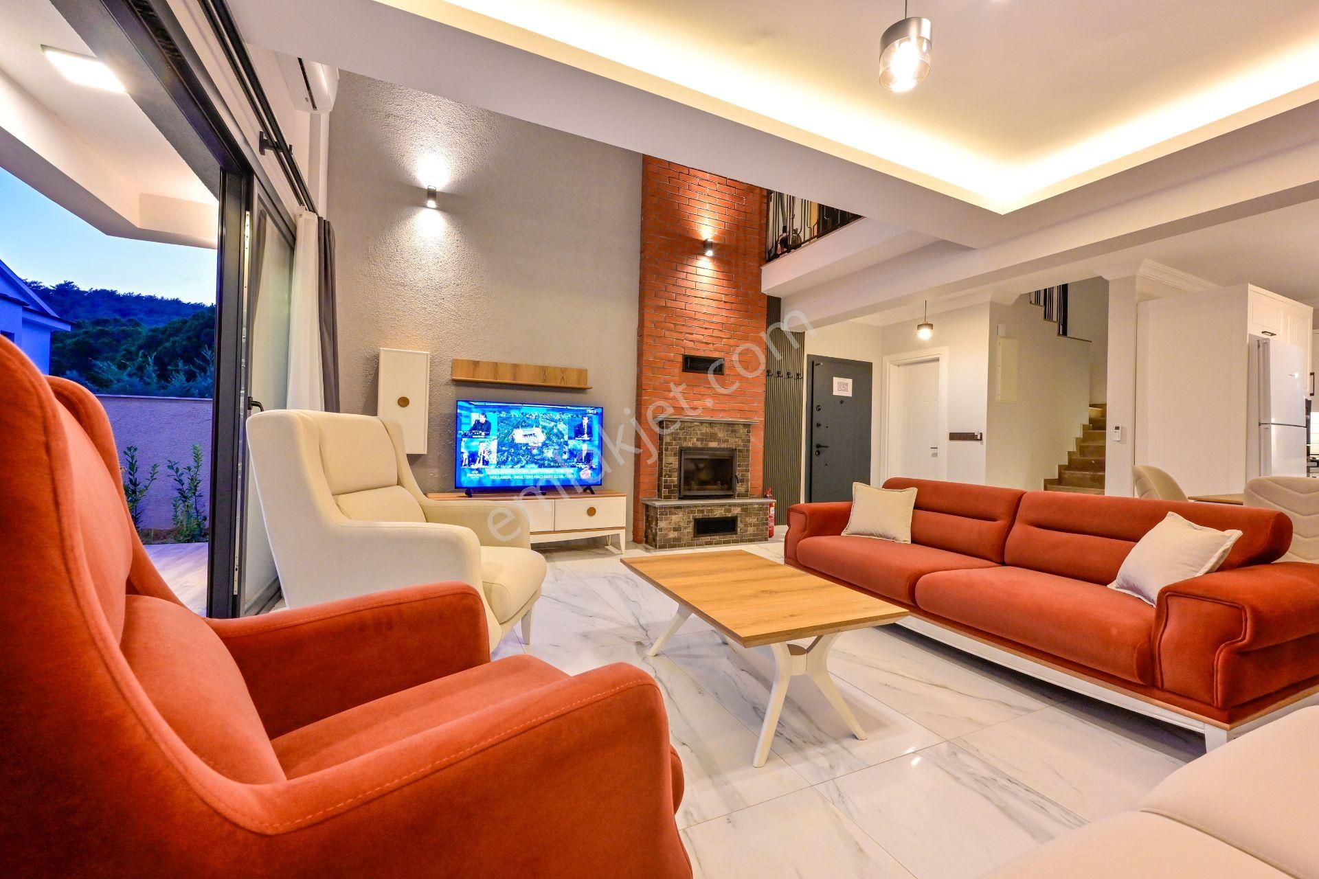 Ölüdeniz'e Yakın Kiralık 3+1 Saunalı Havuzlu Villa Mera-150 - Görsel 16