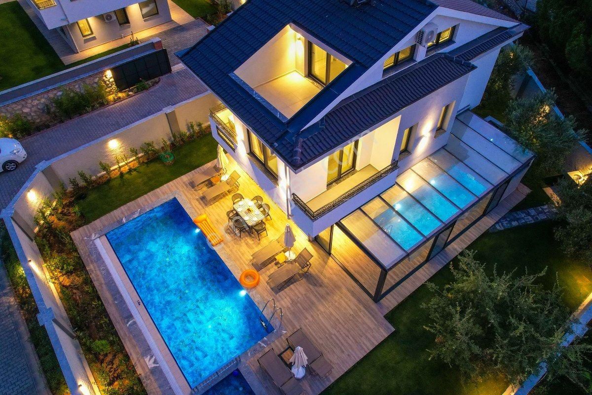 Ölüdeniz'e Yakın Kiralık 3+1 Saunalı Havuzlu Villa Mera-150 - Görsel 9
